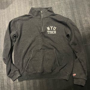 NYU TISCH  1/4 zip excellent